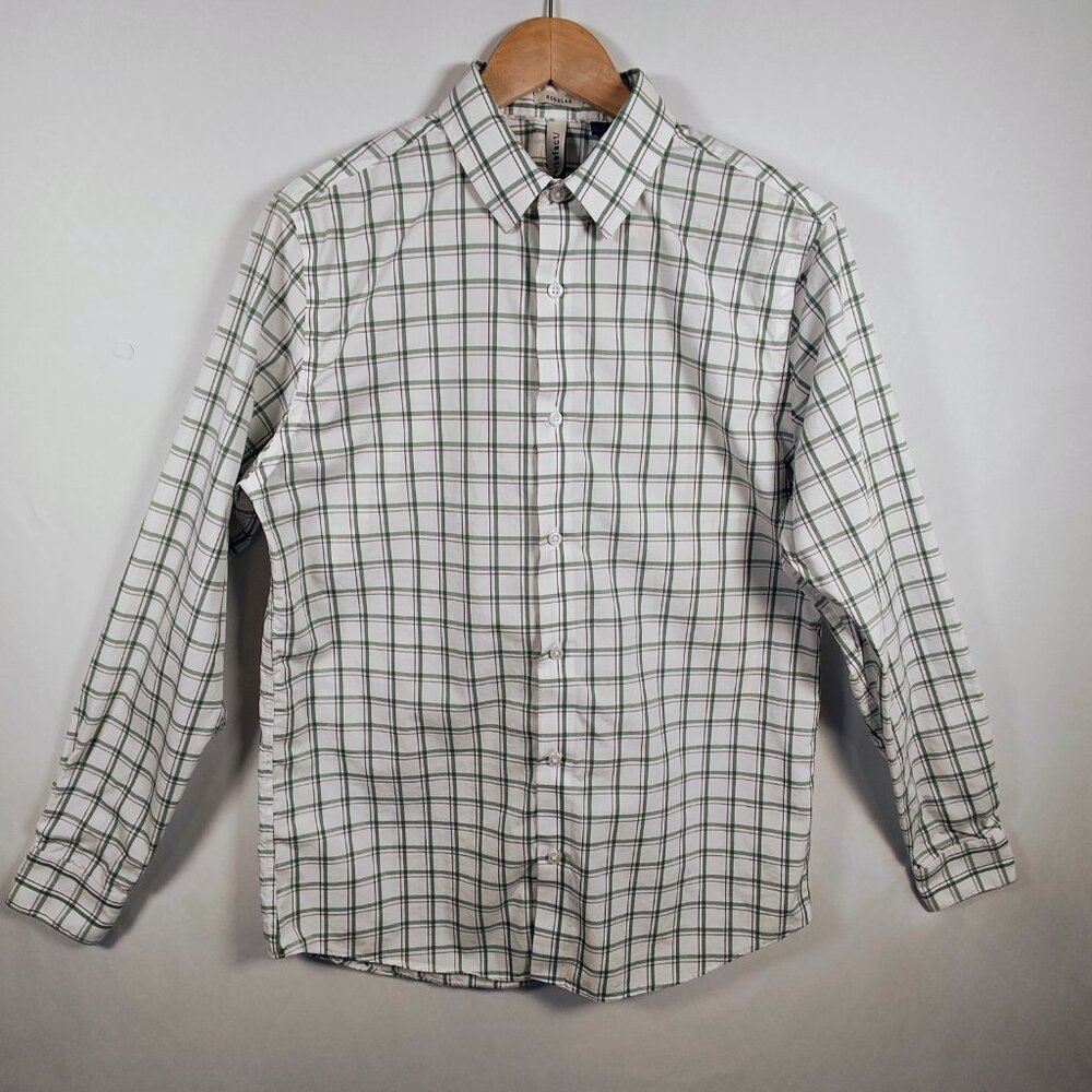 Artefact Regular Men's Medium Tall Plaid Button-Down Long Sleeve NWOT - Picture 1 of 8